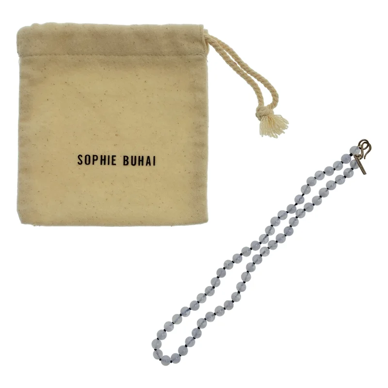 SOPHIE BUHAI / ソフィー ブハイ | Exclusive Blue Tiny Chalcedony Necklace ネックレス |