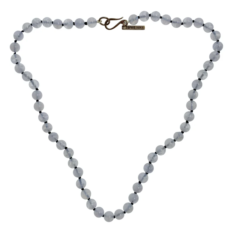 SOPHIE BUHAI / ソフィー ブハイ | Exclusive Blue Tiny Chalcedony Necklace ネックレス |