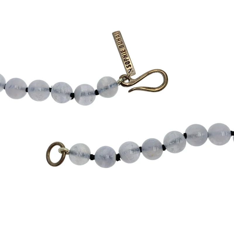 SOPHIE BUHAI / ソフィー ブハイ | Exclusive Blue Tiny Chalcedony Necklace ネックレス |
