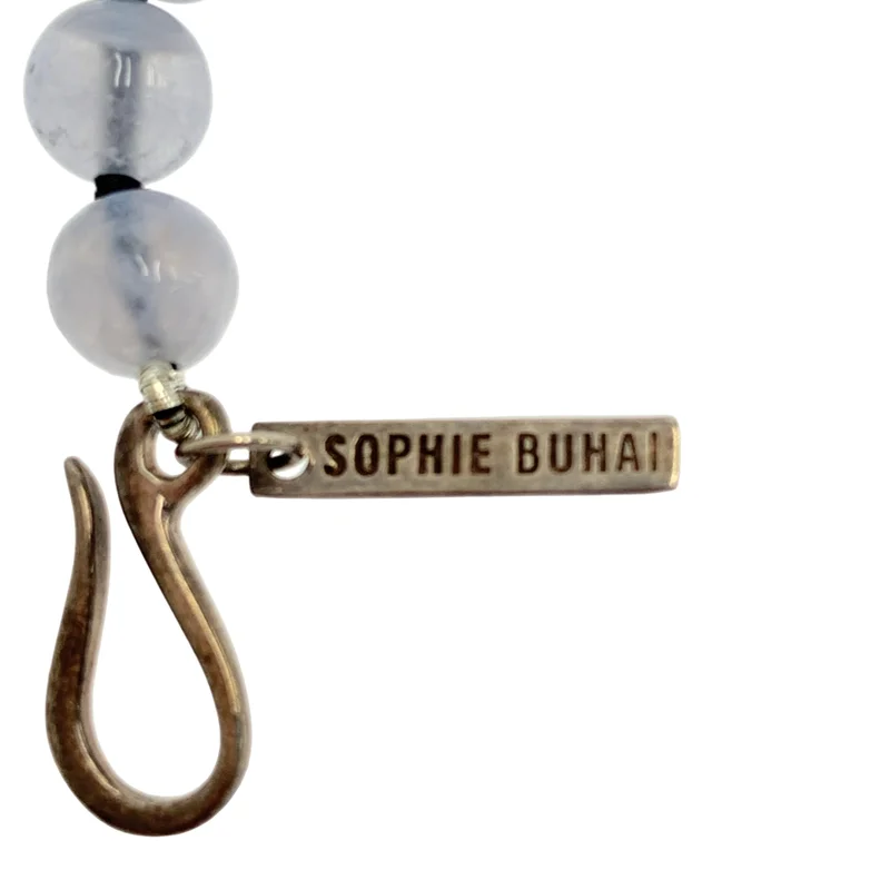 SOPHIE BUHAI / ソフィー ブハイ | Exclusive Blue Tiny Chalcedony Necklace ネックレス |