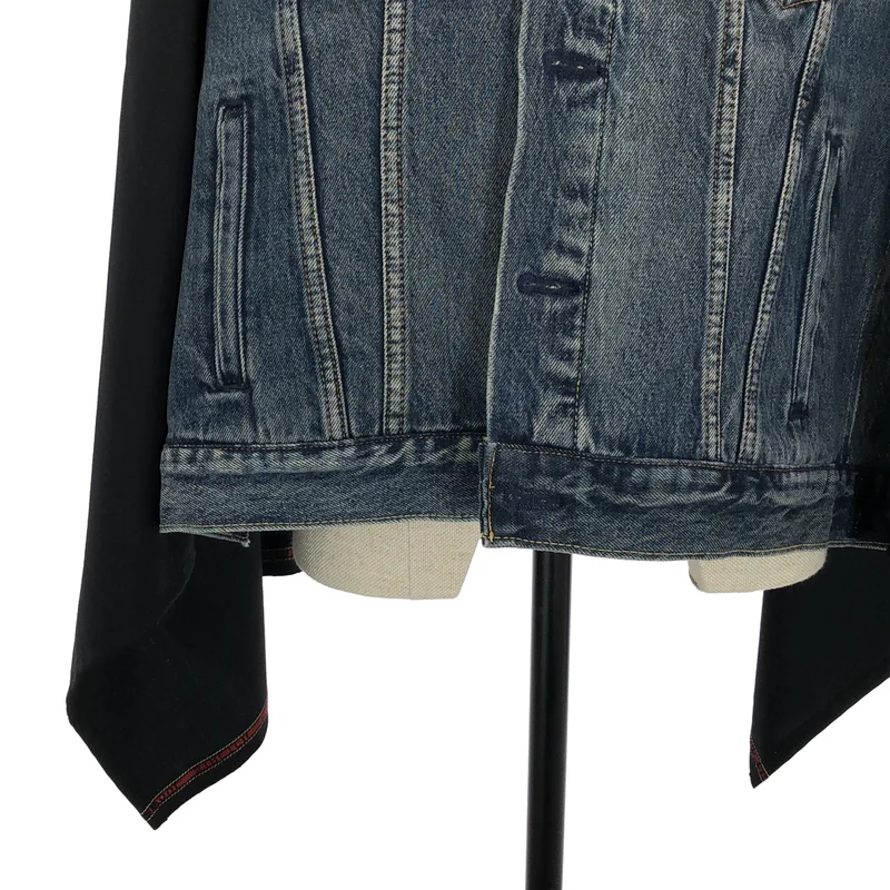 JUNYA WATANABE / ジュンヤワタナベ | 2023SS | × Levi's デニムドッキングケープ ジャケット JK-J101 | S | メンズ