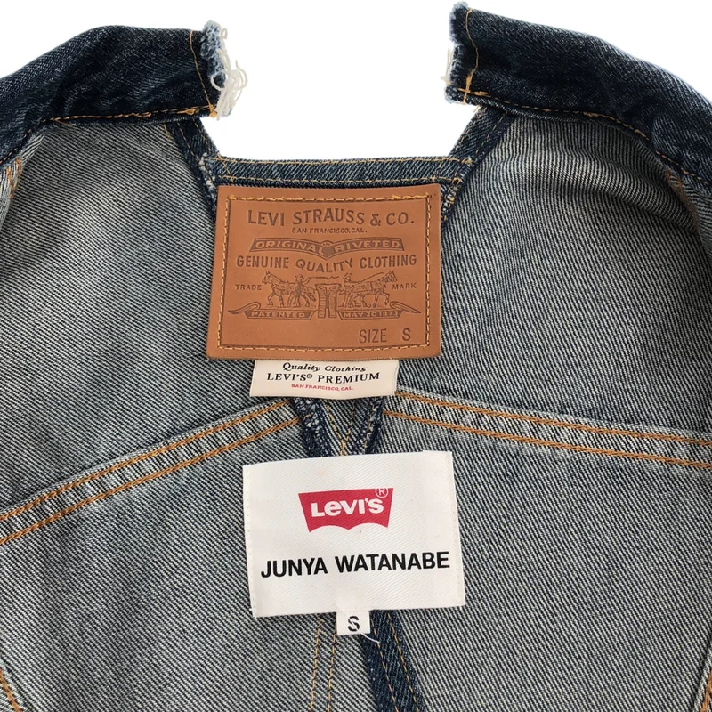 JUNYA WATANABE / ジュンヤワタナベ | 2023SS | × Levi's デニムドッキングケープ ジャケット JK-J101 | S | メンズ