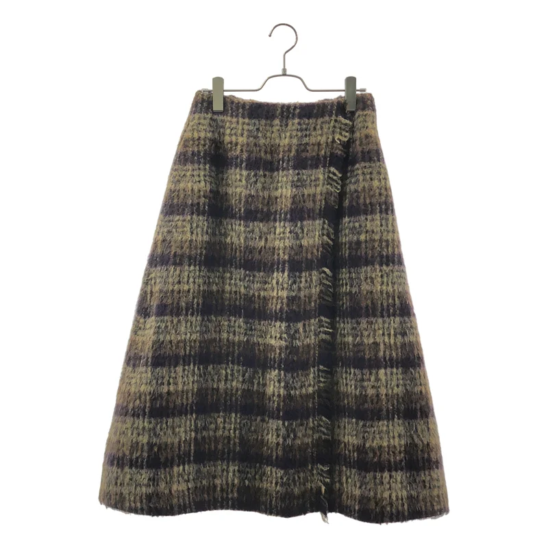 Cloth & Cross / クロス&クロス | アルパカ混 チェック スカート | 1 | レディース