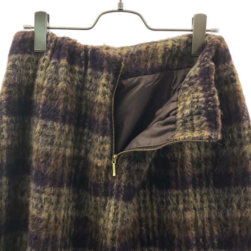 Cloth & Cross / クロス&クロス | アルパカ混 チェック スカート | 1 | レディース
