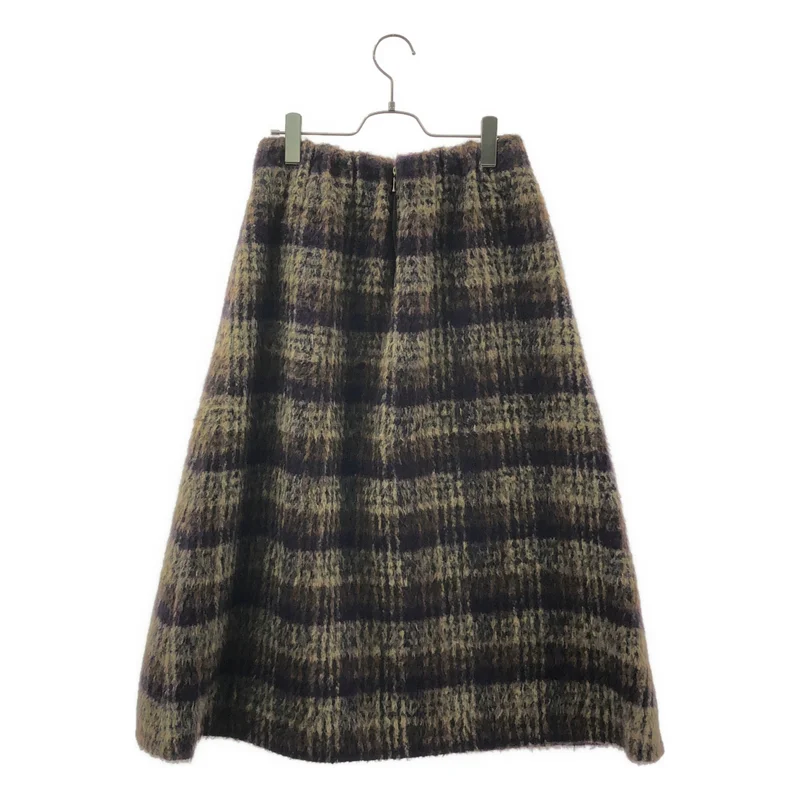 Cloth & Cross / クロス&クロス | アルパカ混 チェック スカート | 1 | レディース