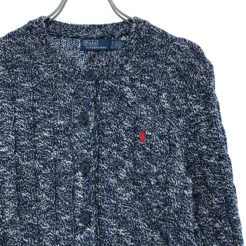POLO BY RALPH LAUREN / ポロバイラルフローレン | ケーブルニット カーディガン | XS | レディース
