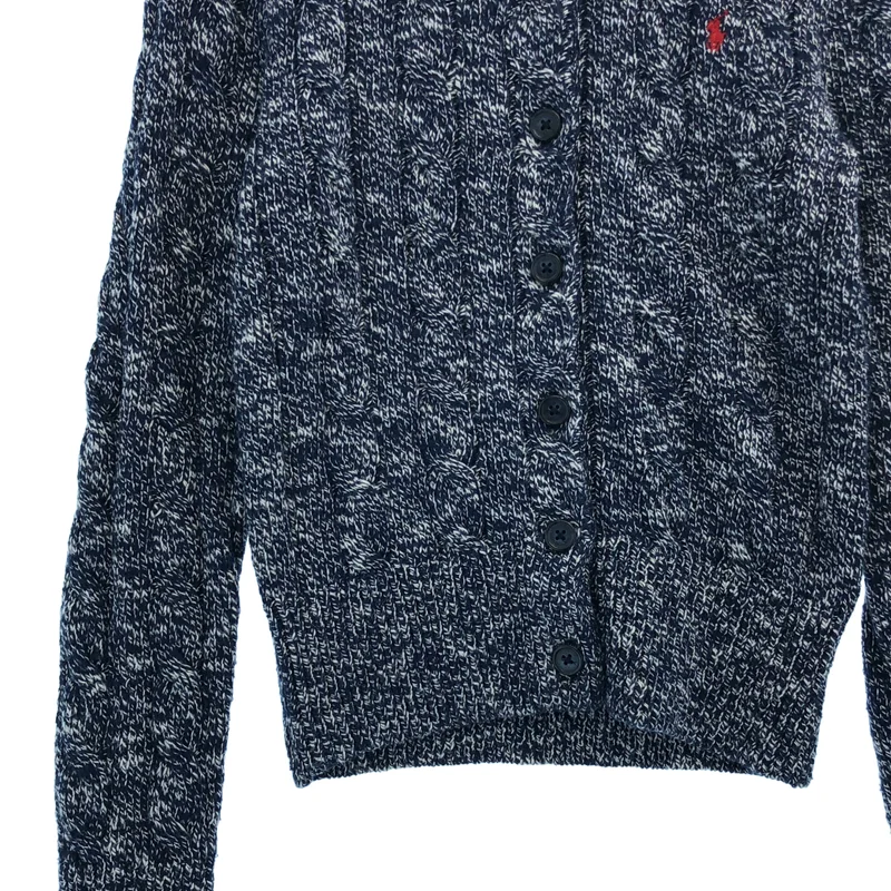 POLO BY RALPH LAUREN / ポロバイラルフローレン | ケーブルニット カーディガン | XS | レディース