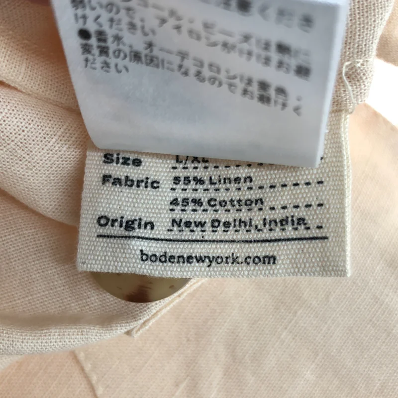 BODE / ボーディ | オープンカラー シャツ_長袖 96-01-32-01040 | L / XL | メンズ