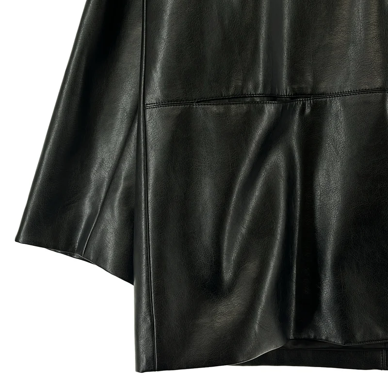MARW UNITED ARROWS / マルゥ ユナイテッドアローズ | フェイクレザー ジャケット | F | レディース