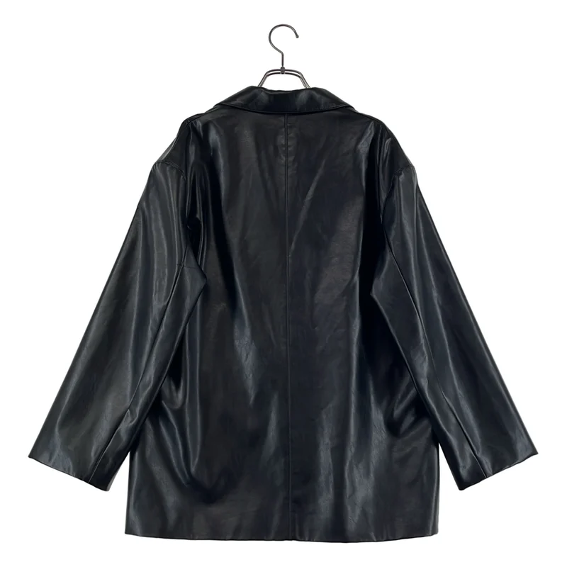 MARW UNITED ARROWS / マルゥ ユナイテッドアローズ | フェイクレザー ジャケット | F | レディース