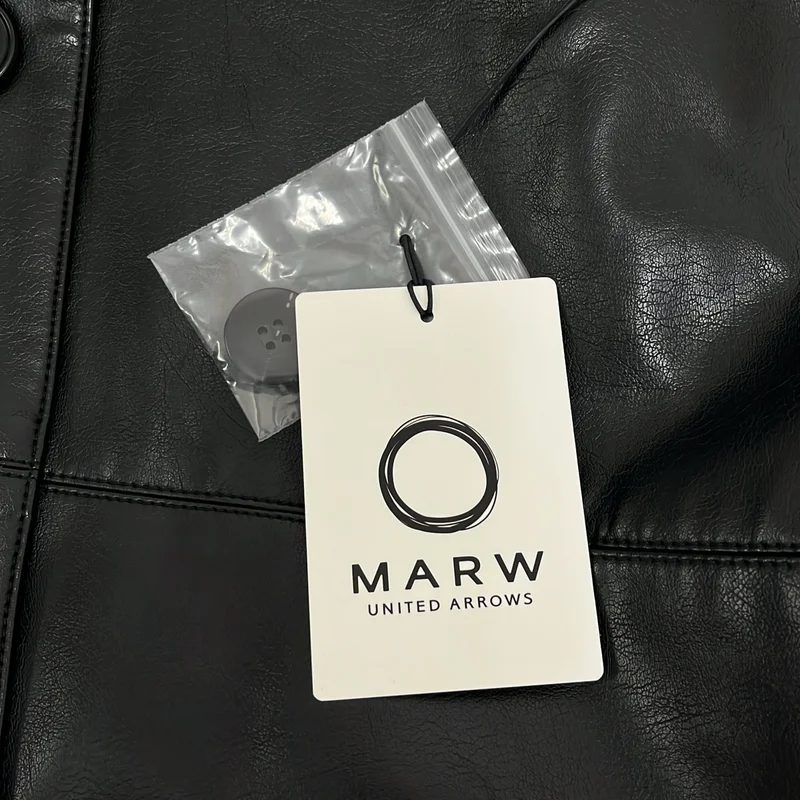 MARW UNITED ARROWS / マルゥ ユナイテッドアローズ | フェイクレザー ジャケット | F | レディース