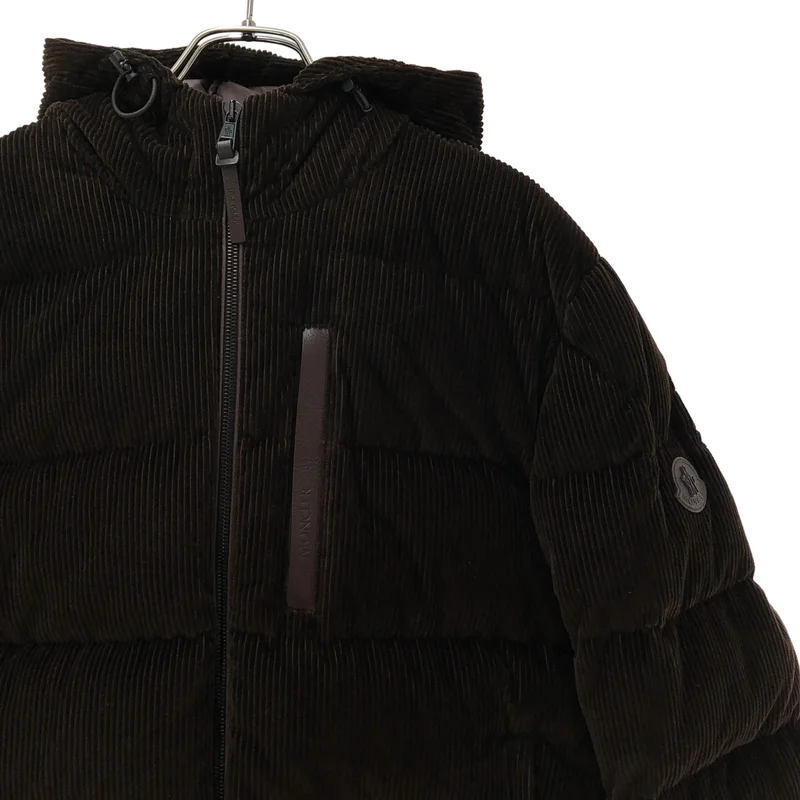 MONCLER / モンクレール | 2024AW | VEDERNA コーデュロイ フーデッド ショートダウンジャケット | 2 | メンズ