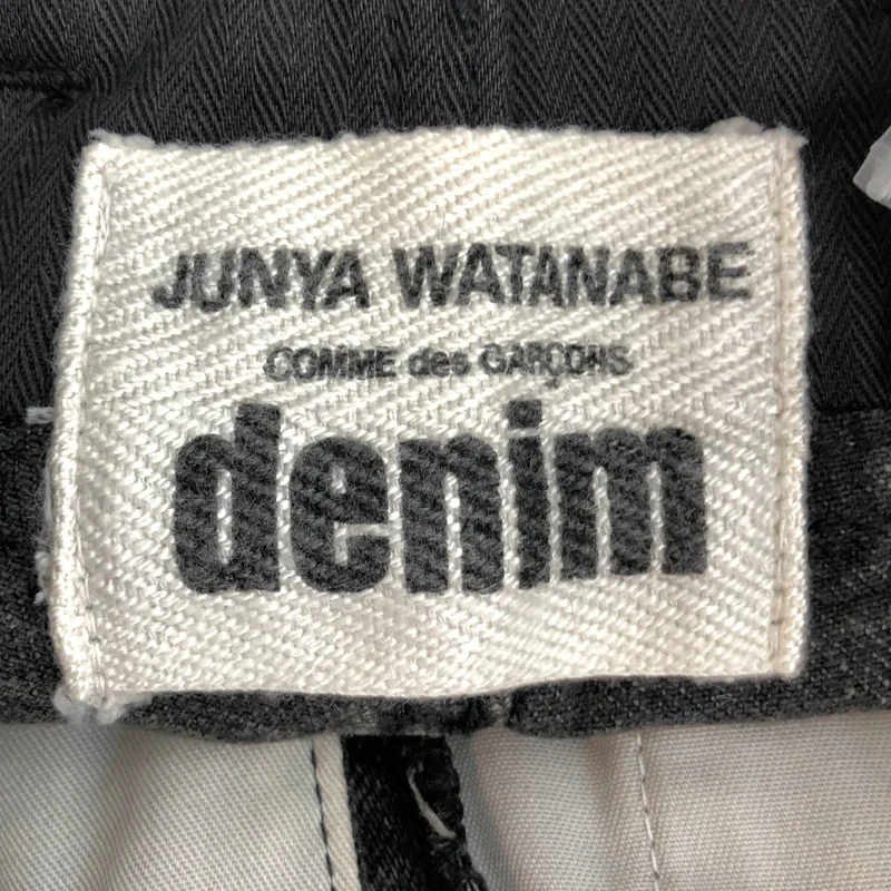 JUNYA WATANABE COMME des GARCONS denim / ジュンヤワタナベコムデギャルソンデニム | 2014AW | 異素材切り替え パッチワーク デニムパンツ | S | レディース