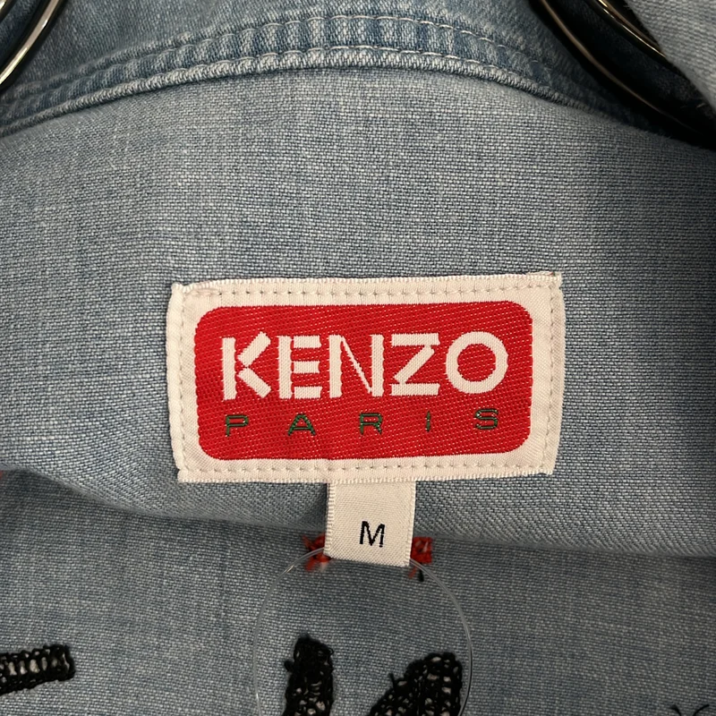 KENZO / ケンゾー | Sailor Denim Parka ロゴ デニム フーデッド シャケット | M | メンズ