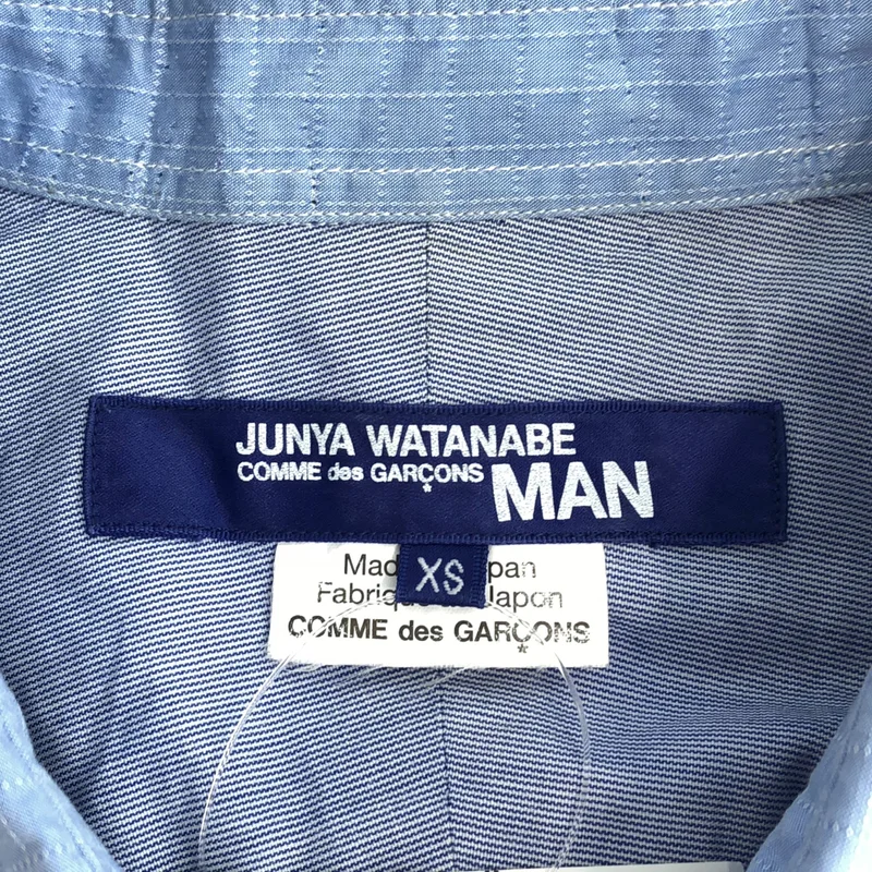 JUNYAWATANABE COMMEdesGARCONS MAN / ジュンヤワタナベマン | 2016AW | コットン チェック パッチワークシャツ | XS | メンズ