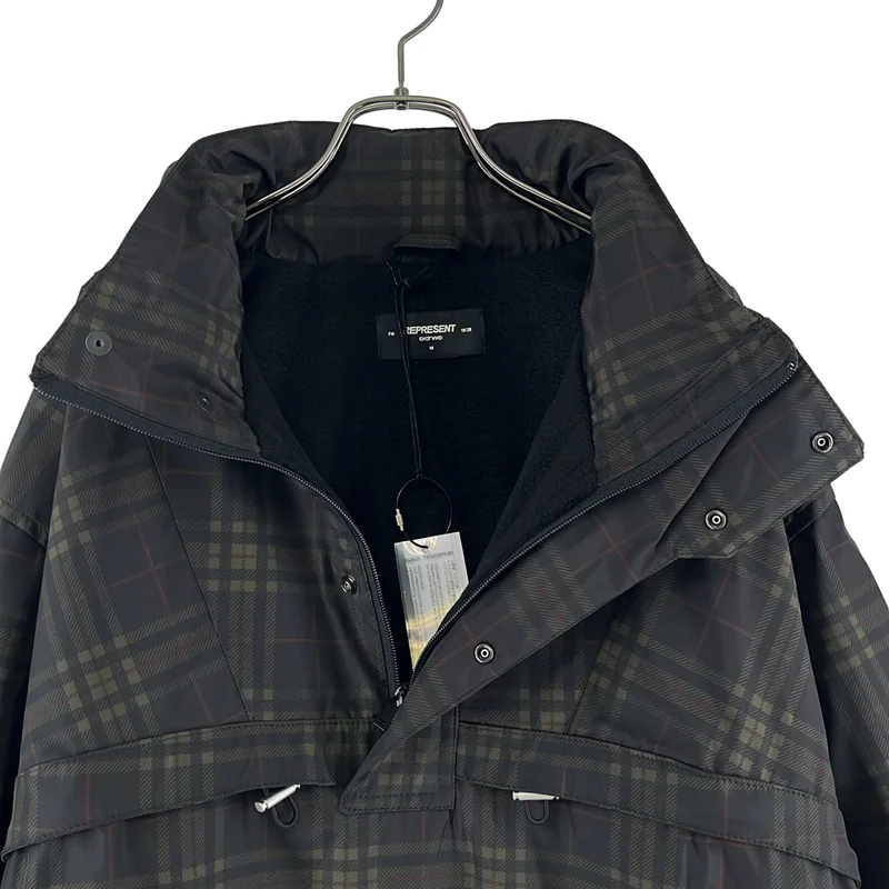 REPRESENT / リプレゼント | Anorak チェック アノラック フリースジャケット | M | メンズ