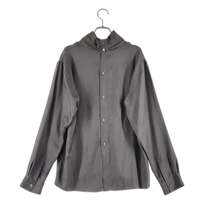 JIL SANDER+ / ジルサンダープラス | シルク プリーツカラー ブラウス | 38 | レディース