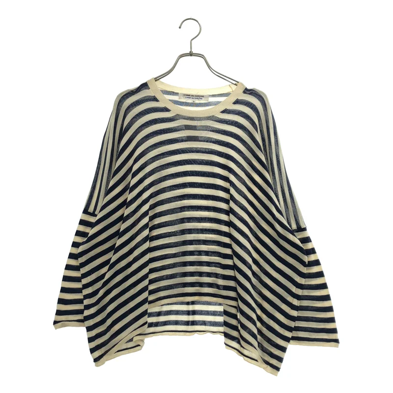 COMME des GARCONS COMME des GARCONS / コムコム | コットン ボーダー ニット | S | レディース