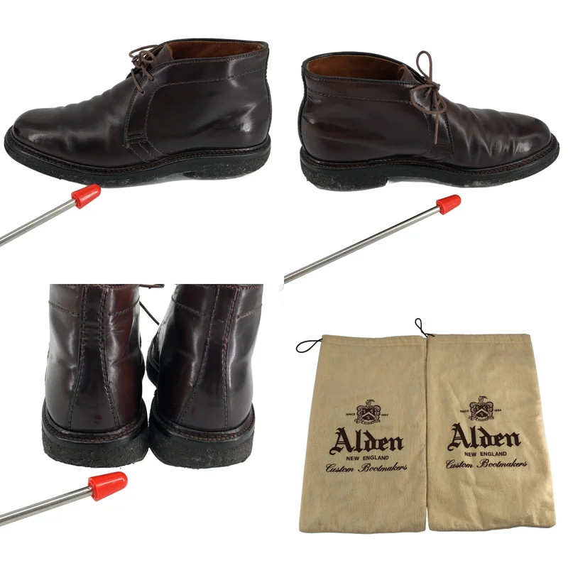 ALDEN / オールデン | 1339 コードバン ショートブーツ | 5 1/2 | レディース
