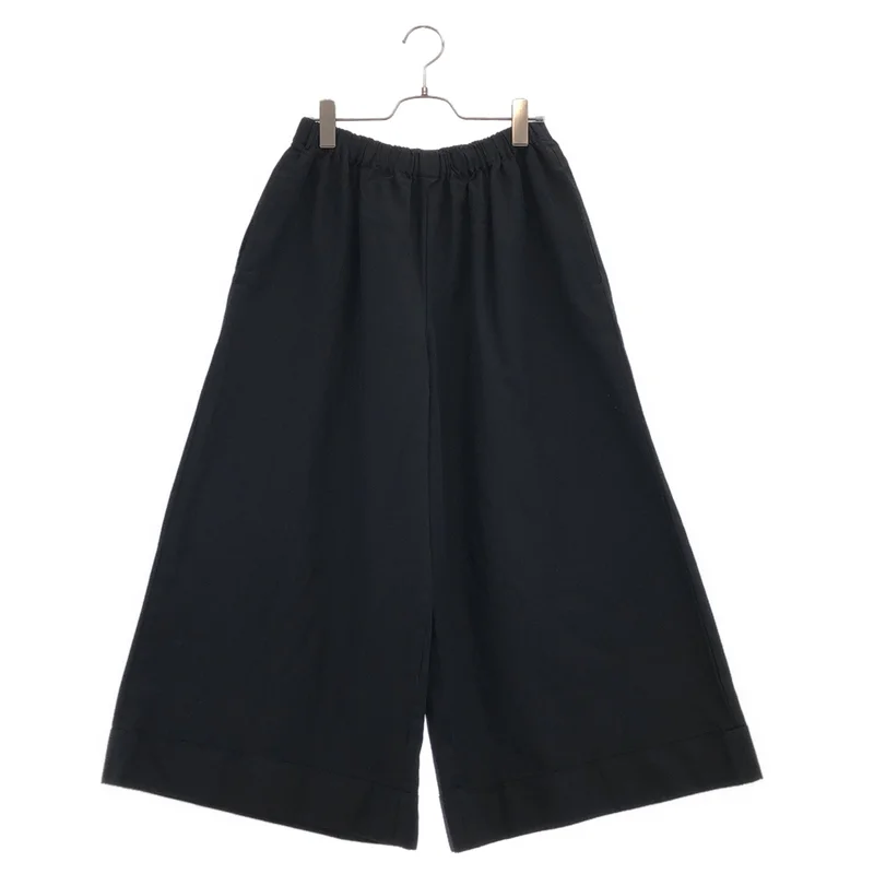 COMME des GARCONS / コムデギャルソン | 2017AW | ポリエステル縮絨 ワイドクロップドパンツ | S | レディース
