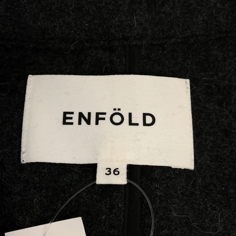 ENFOLD / エンフォルド | OVER-SIZE FLARE COAT / オーバーサイズ フレアコート | 36 | レディース