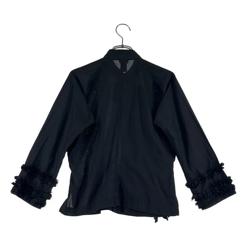 COMME des GARCONS COMME des GARCONS / コムコム | 製品加工 ポリエステル フリル チャイナデザイン ジャケット | XS | レディース