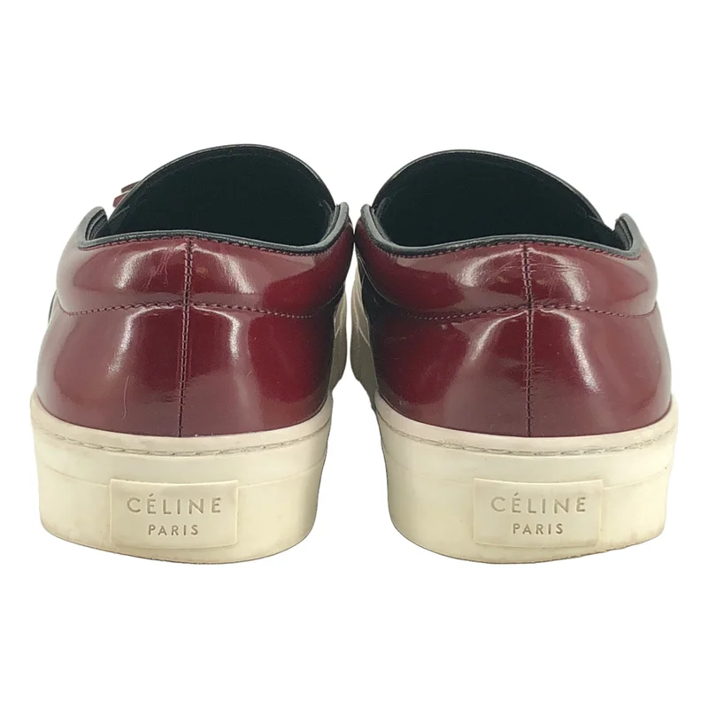 CELINE / セリーヌ | フィービー期 / パテントレザー タッセル スリッポンスニーカー | 38 | レディース