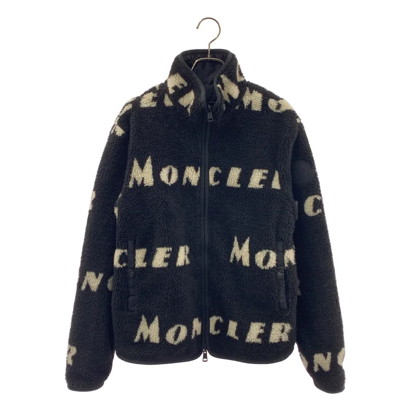 MONCLER / モンクレール | MAGLIA CARDIGAN リバーシブル ロゴ ボア ジャケット | XS | メンズ