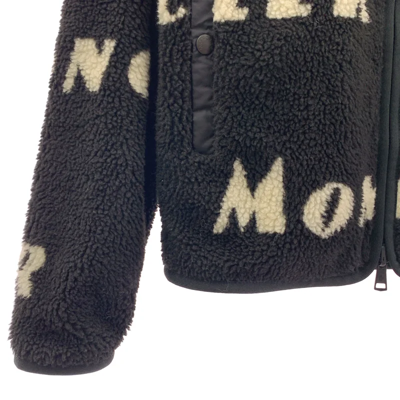 MONCLER / モンクレール | MAGLIA CARDIGAN リバーシブル ロゴ ボア ジャケット | XS | メンズ