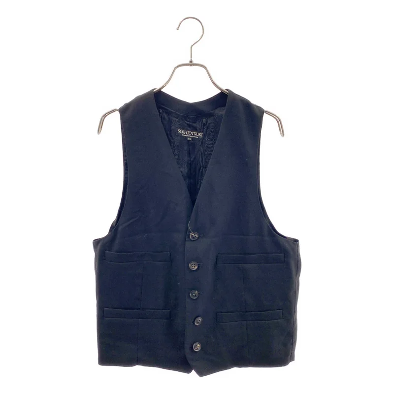 SOSHIOTSUKI / ソウシオオツキ | 2025SS | V Back Neck Gilet / シンチバック ジレ ベスト | 46 | メンズ