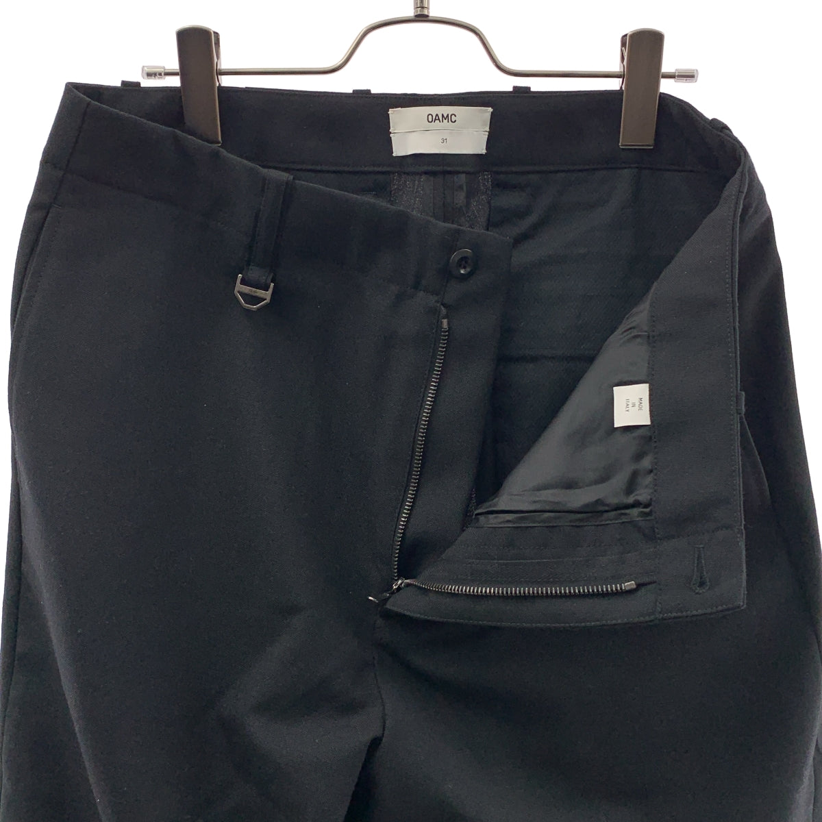 OAMC / オーエーエムシー | Cropped Zip Trousers スラックス ジップ