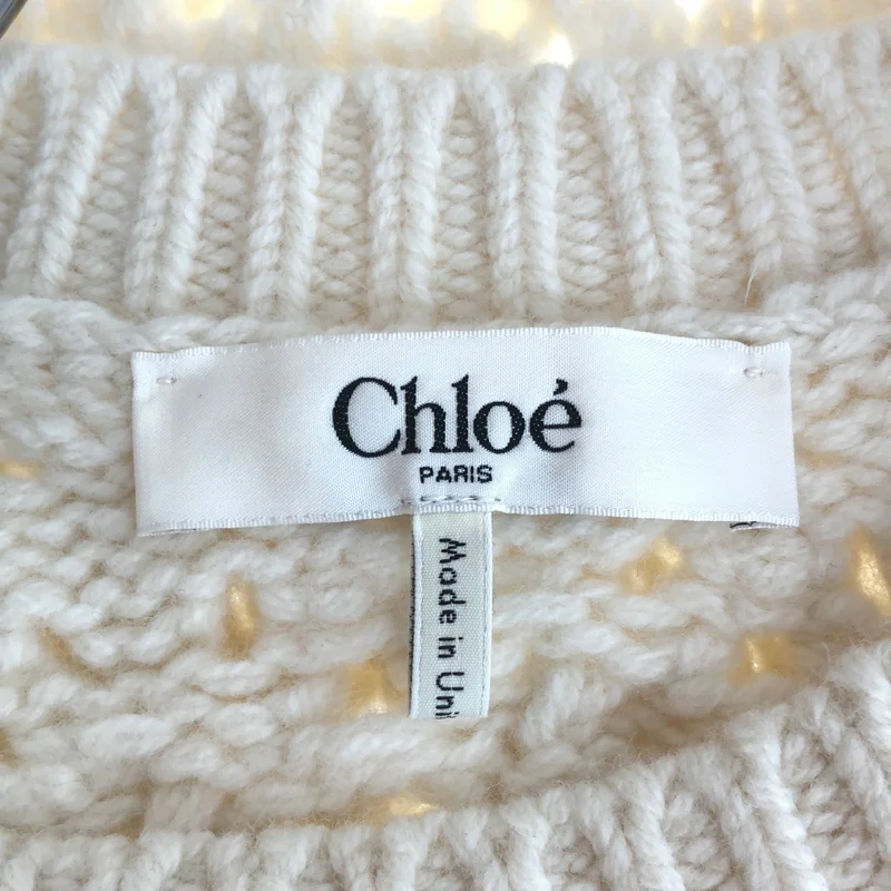 Chloe / クロエ | ウール クロシェ網 ニット | S | レディース