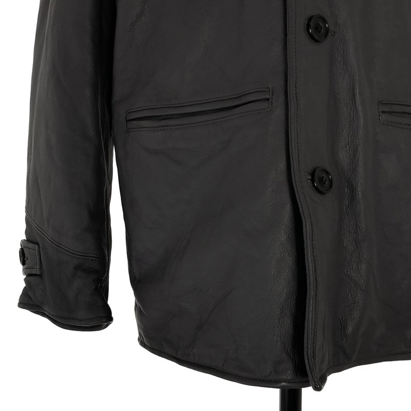 UNUSED / アンユーズド | 2024AW | Leather car coat コート US2450 | 2 | メンズ