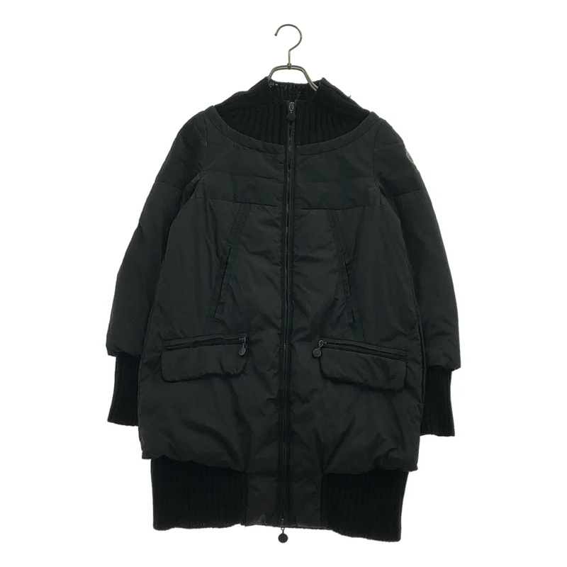 MONCLER / モンクレール | SANCES リブ切替 ダウン コート | 0 | レディース