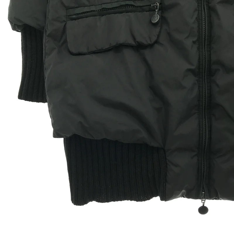 MONCLER / モンクレール | SANCES リブ切替 ダウン コート | 0 | レディース