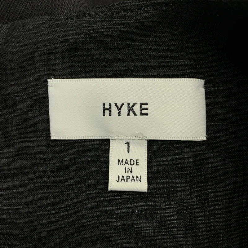 HYKE / ハイク | 2022SS | linen short sleeve maxi dress / リネン ショートスリーブ マキシドレス | 1 | レディース