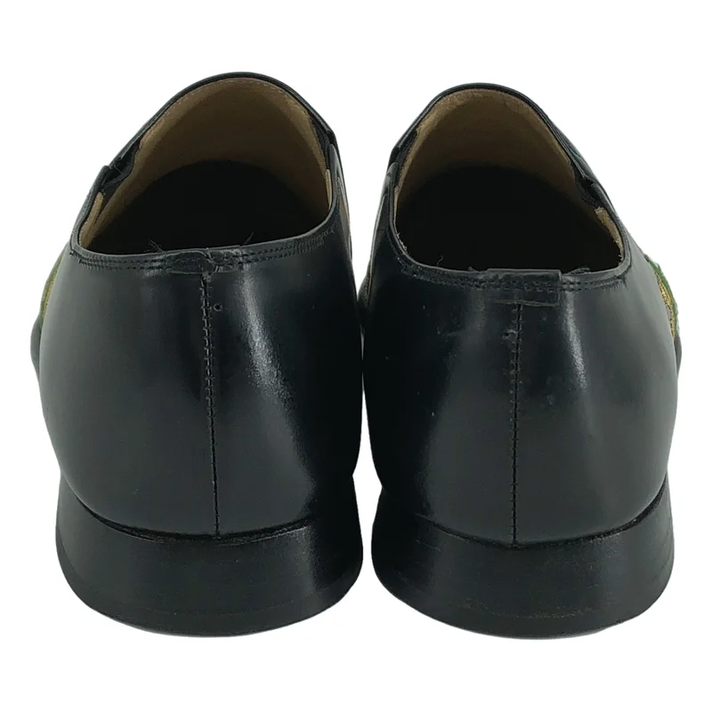 COMME des GARCONS / コムデギャルソン | フラワーエンブロイダリー レザーポインテッドトゥシューズ | 23 | レディース