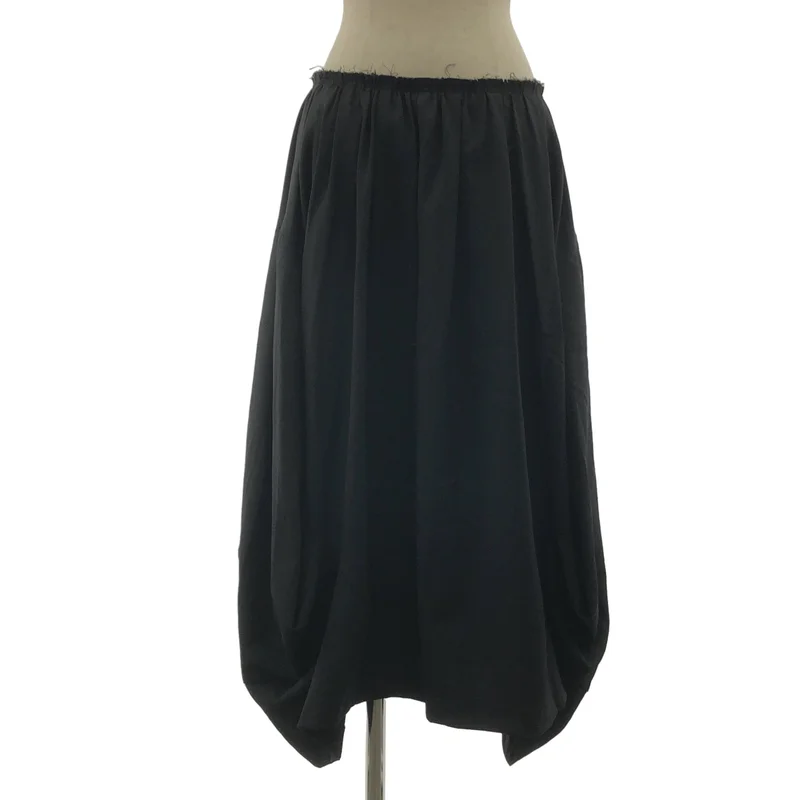 COMME des GARCONS COMME des GARCONS / コムコム | 2023SS | 裁断加工 ギャザー 変形 バルーンスカート | S | レディース