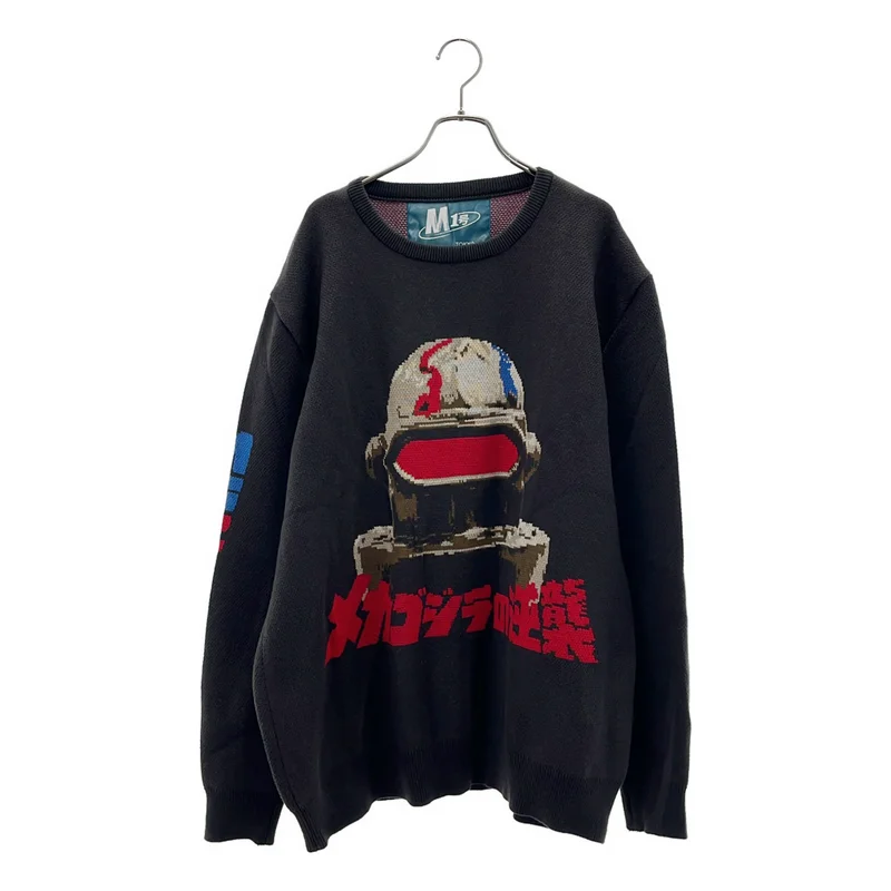 BEAMS / ビームス | 2025AW | TOKYO CULTUART ×M1号 × 編み物☆堀ノ内 / MG2 Knit Sweater / ウール混 メカゴジラの逆襲 ニット | XXL | メンズ