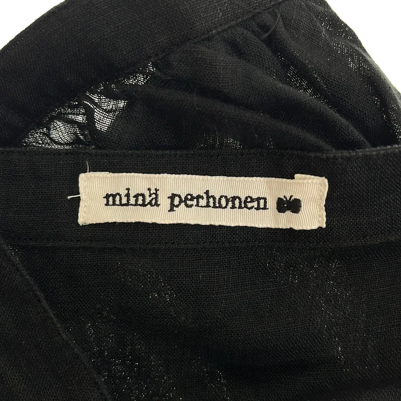 mina perhonen / ミナペルホネン | 2024SS | choucho リネン ギャザーブラウス | 36 | レディース
