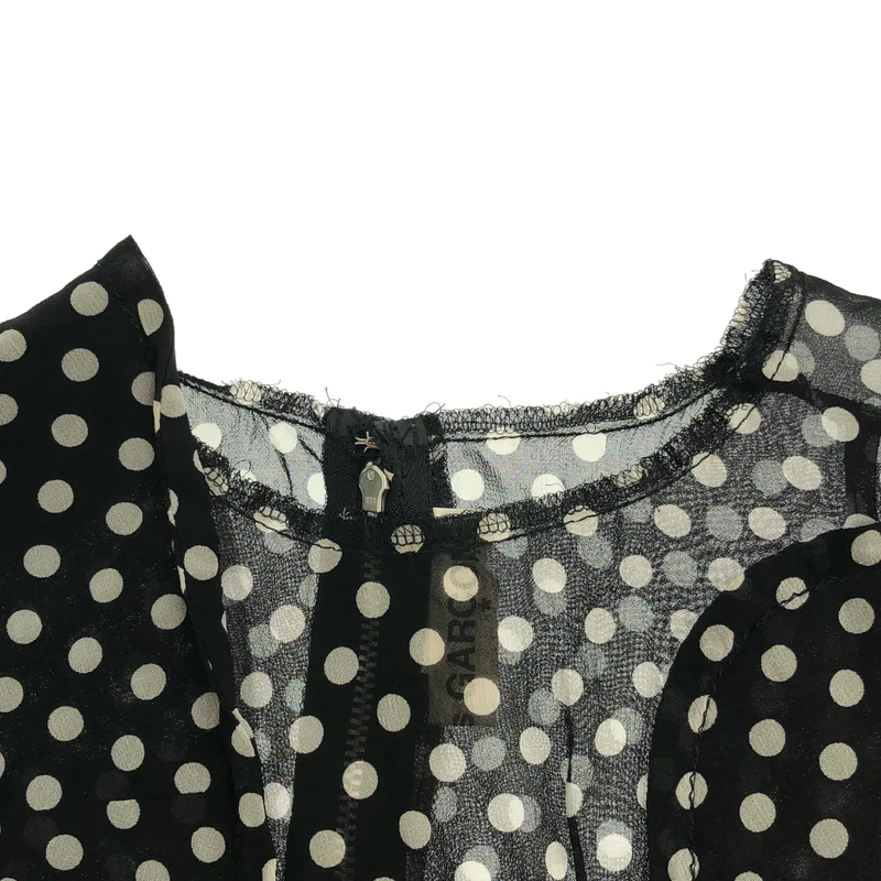 COMME des GARCONS / コムデギャルソン | 2010SS | キュプラ ドット ノースリーブ シアーワンピース | S | レディース