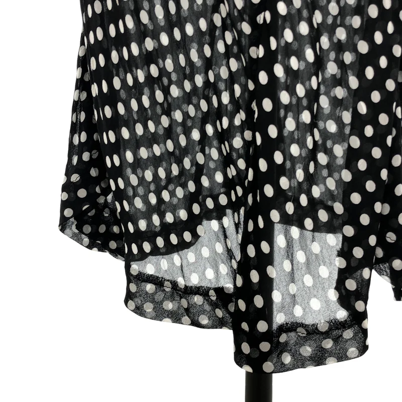COMME des GARCONS / コムデギャルソン | 2010SS | キュプラ ドット ノースリーブ シアーワンピース | S | レディース