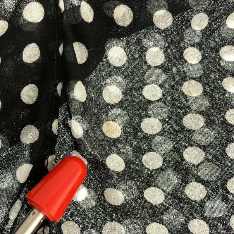 COMME des GARCONS / コムデギャルソン | 2010SS | キュプラ ドット ノースリーブ シアーワンピース | S | レディース