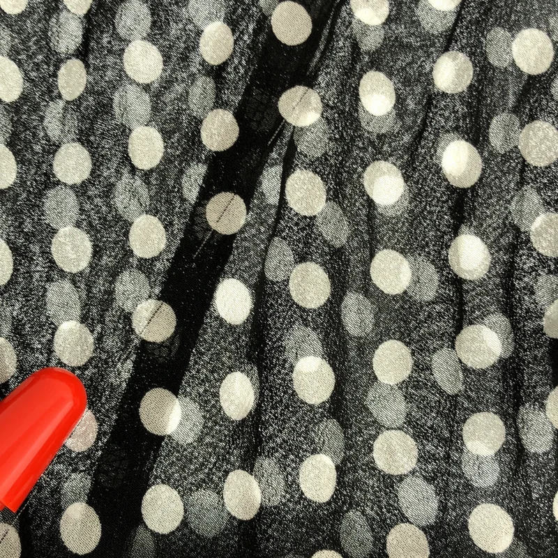 COMME des GARCONS / コムデギャルソン | 2010SS | キュプラ ドット ノースリーブ シアーワンピース | S | レディース