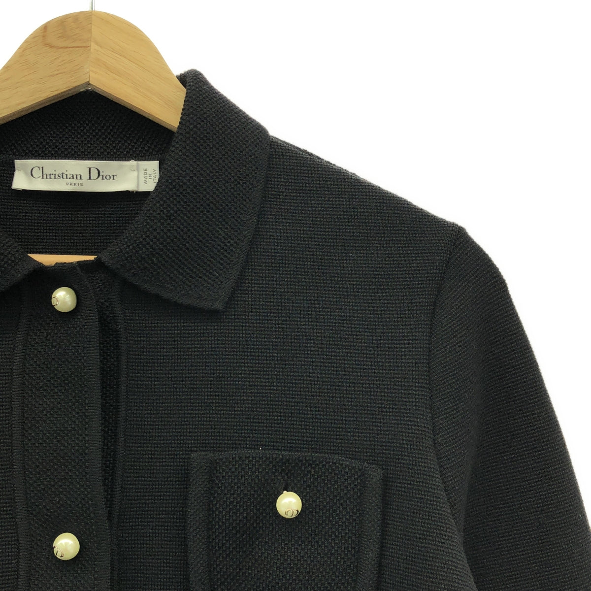 美品】 Christian Dior / クリスチャンディオール | ロゴ パールボタン
