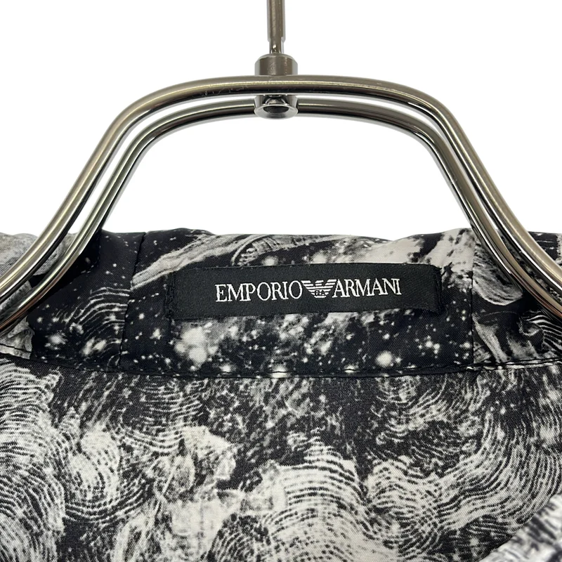 EMPORIO ARMANI / エンポリオアルマーニ | 総柄 フーデッドブルゾン | 48 | メンズ