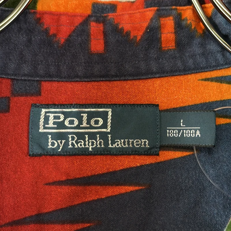 POLO BY RALPH LAUREN / ポロバイラルフローレン | ネイティブ ネルシャツ | L | メンズ
