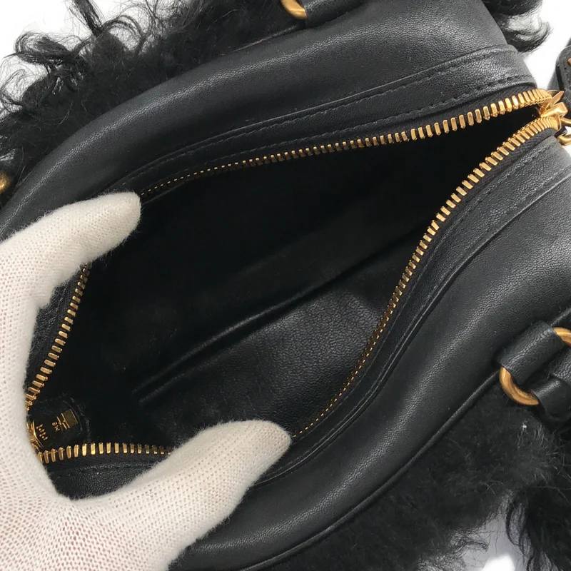 miu miu / ミュウミュウ | 2way シープファー ハンドバッグ |