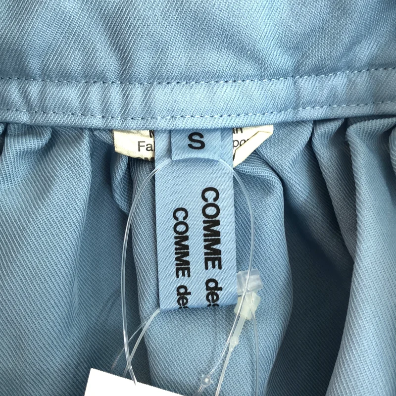 COMME des GARCONS COMME des GARCONS / コムコム | 2018AW | ポリエステル 製品染め ワンショルダー フレアスカート | S | レディース