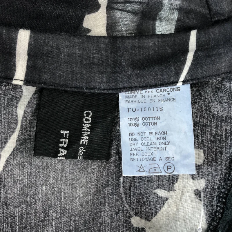 COMME des GARCONS / コムデギャルソン | 1985AW | FRANCE / コットン プリント ワンピース | S | レディース